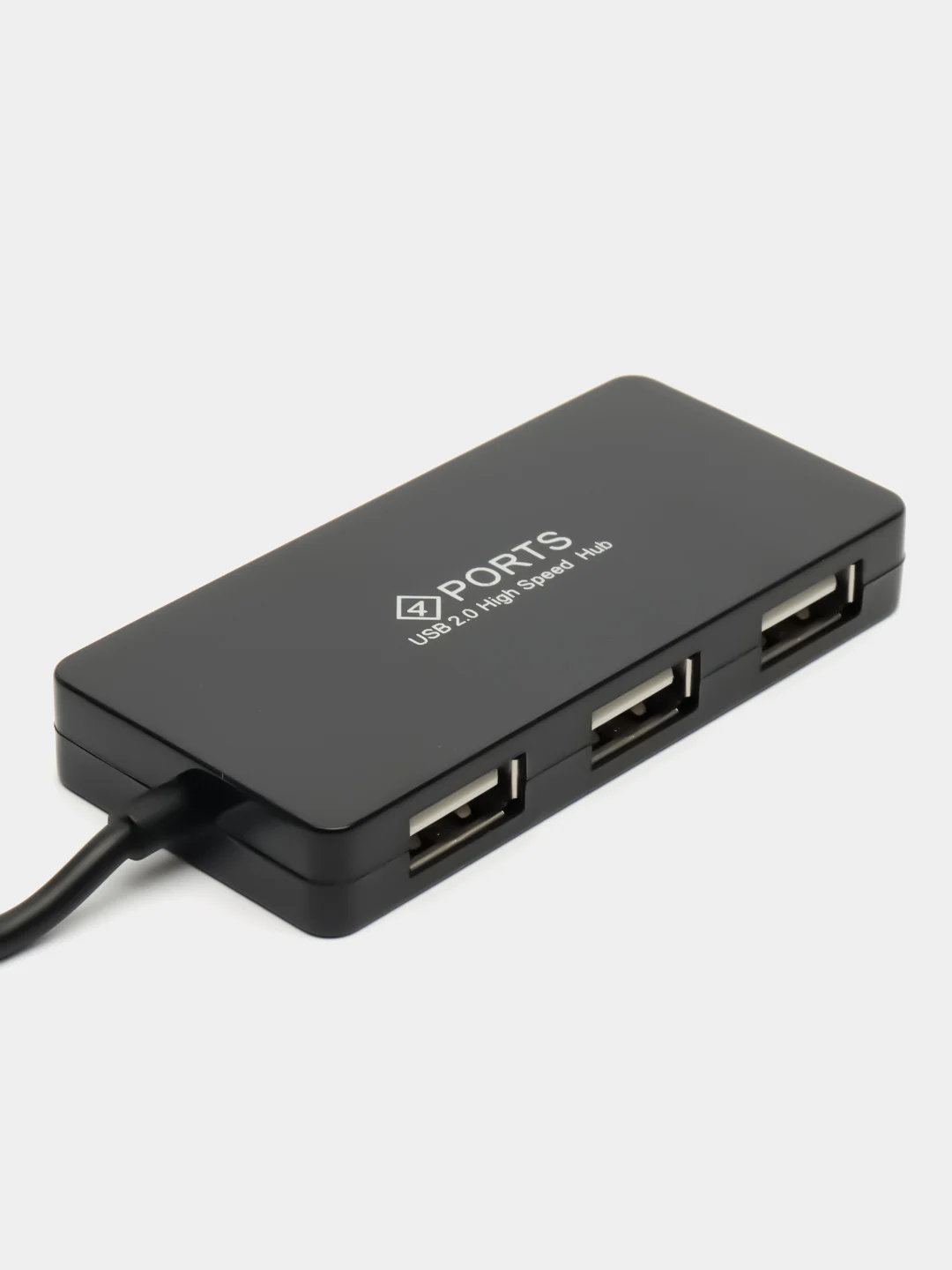 Черный разветвитель универсальный USB -hub, 4 порта