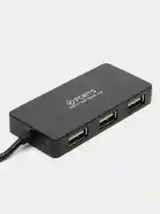 Черный разветвитель универсальный USB -hub, 4 порта