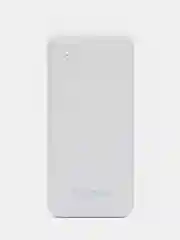 Белый powerbank со встроенными кабелями, Lightning, Type-C, 10000 mAh