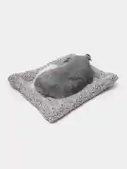 Серый спящий щенок, для машины