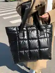 Черный сумка шоппер болоньевая, сумка подарок