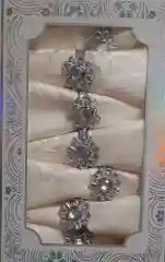 Скатерть тканевая +8 салфеток с кольцами,Размер скатерти - 150/220,Ткань - полиэстер