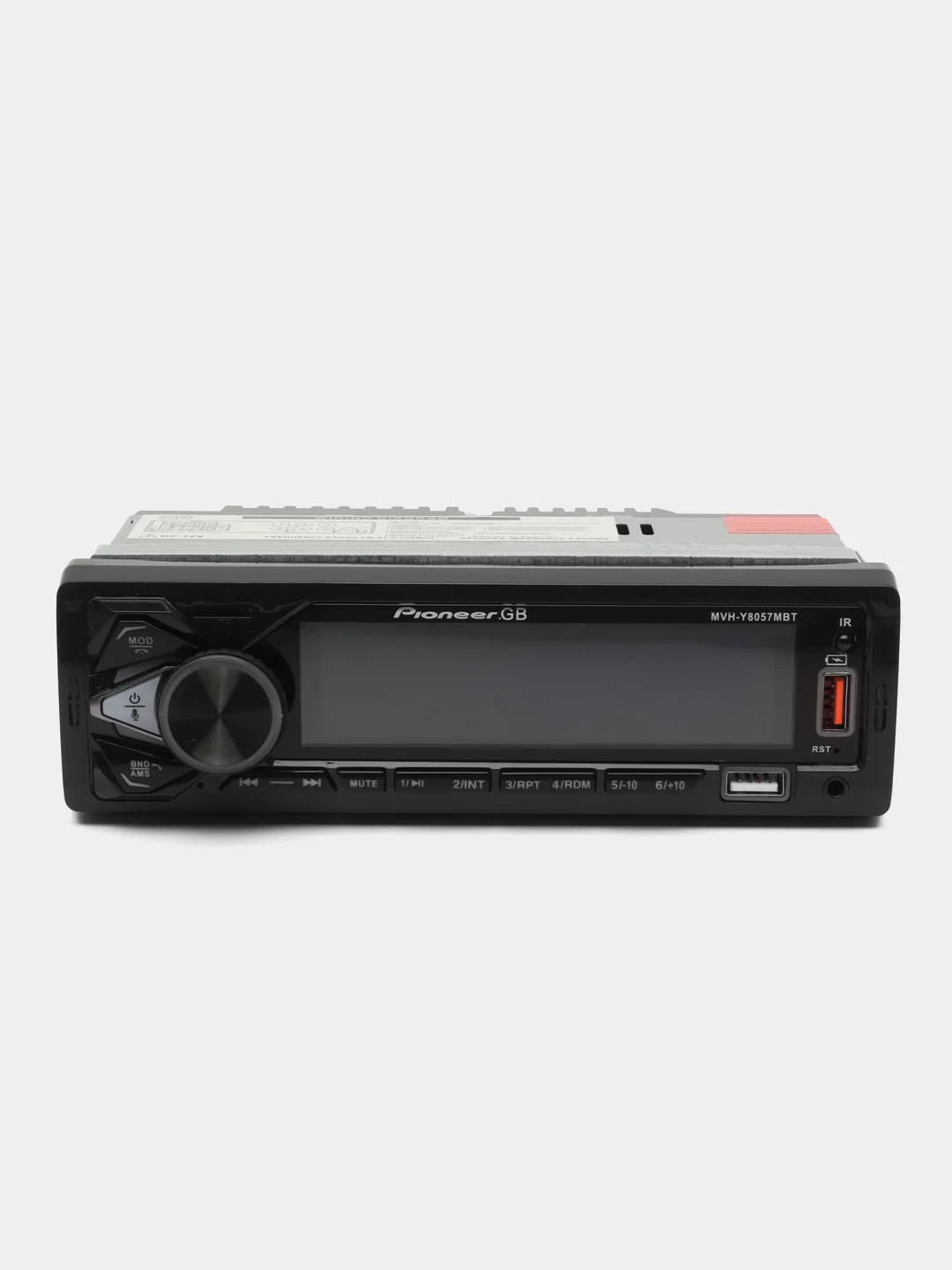 Зеленый автомагнитола Pioneer GB MVH, 7 цветов подсветки, 1 Din, Bluetooth, мультируль, пульт ДУ