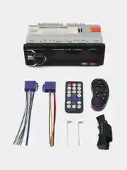 Красный автомагнитола Pioneer GB MVH, 7 цветов подсветки, 1 Din, Bluetooth, мультируль, пульт ДУ