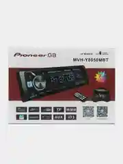 Красный автомагнитола Pioneer GB MVH, 7 цветов подсветки, 1 Din, Bluetooth, мультируль, пульт ДУ