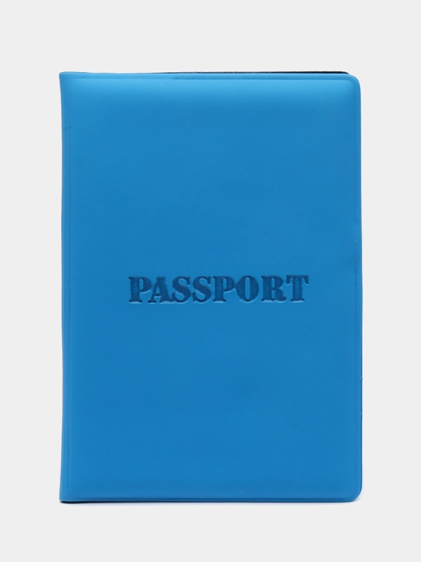 Обложка на паспорт Staff Passport, женская, мужская, чехол для паспорта и документов синяя