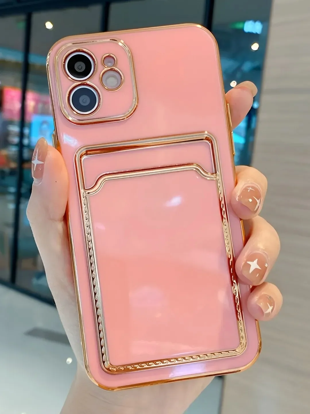 Зеленый чехол на айфон 11, для iPhone 13, 12 Mini 7/8 Plus/XR/XS/15 Pro Max, с карманом для карт