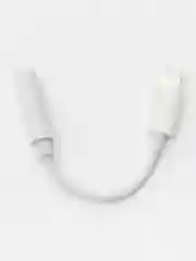 Белый переходник для айфон, аудио-разъём jack 3.5 mm,