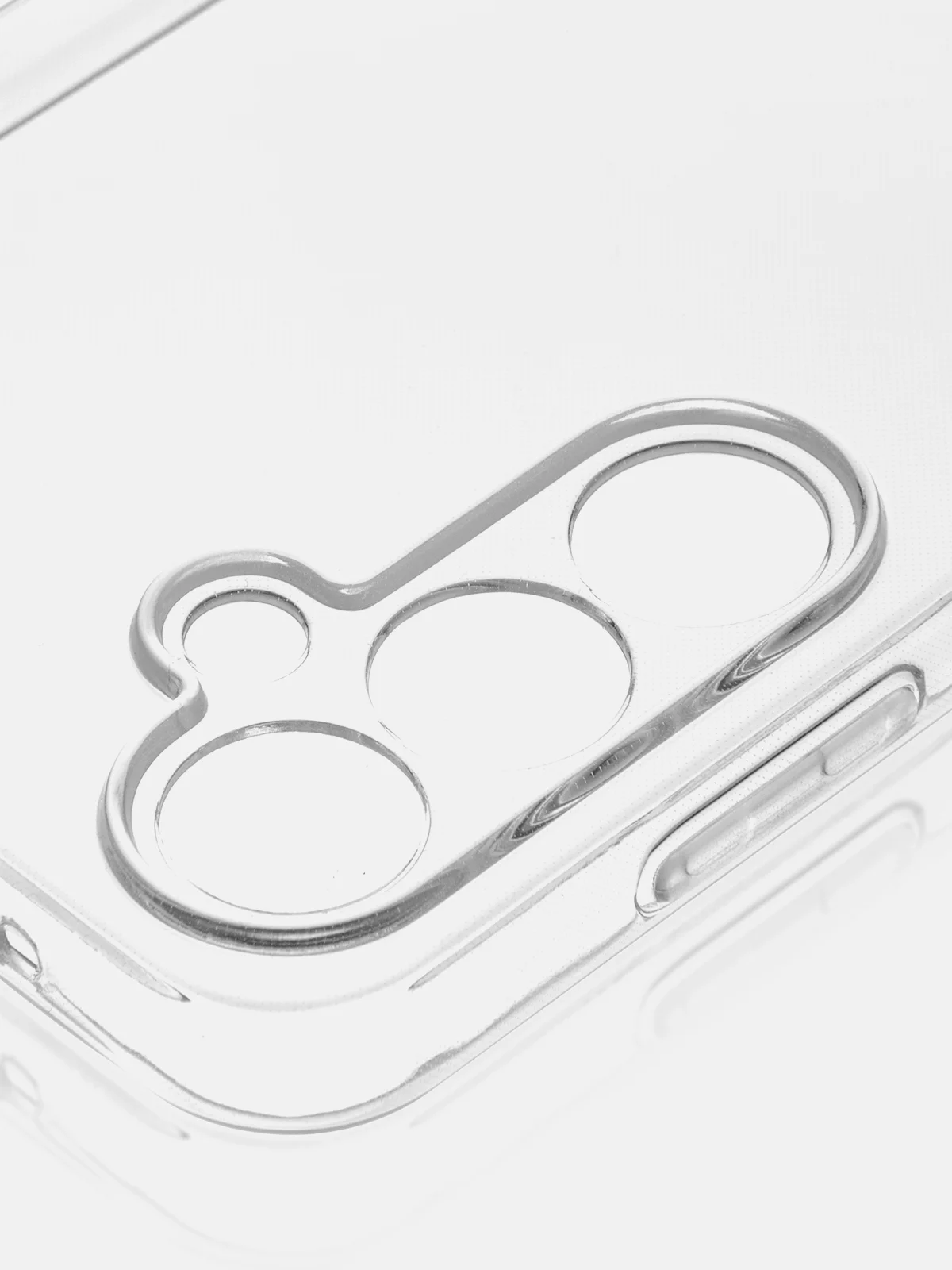 Прозрачный чехол для Samsung Galaxy S23 FE силиконовый ROSCO матовый / прозрачный с защитой камер