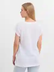 Белый футболка женская