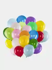 Шарики воздушные Brauberg Kids, набор шаров на день рождения, для фотозоны, 25 см, 50 штук