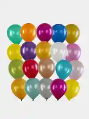 Шарики воздушные Brauberg Kids, набор шаров на день рождения, для фотозоны, 30 см, 50 штук
