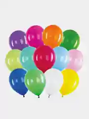 Шарики воздушные Brauberg Kids, набор шаров на день рождения, для фотозоны, 30 см, 50 штук