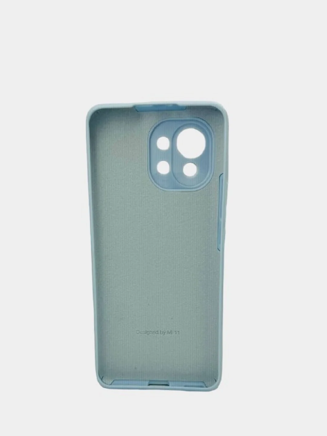 Голубой чехол SILICONE COVER для Xiaomi Mi 11
