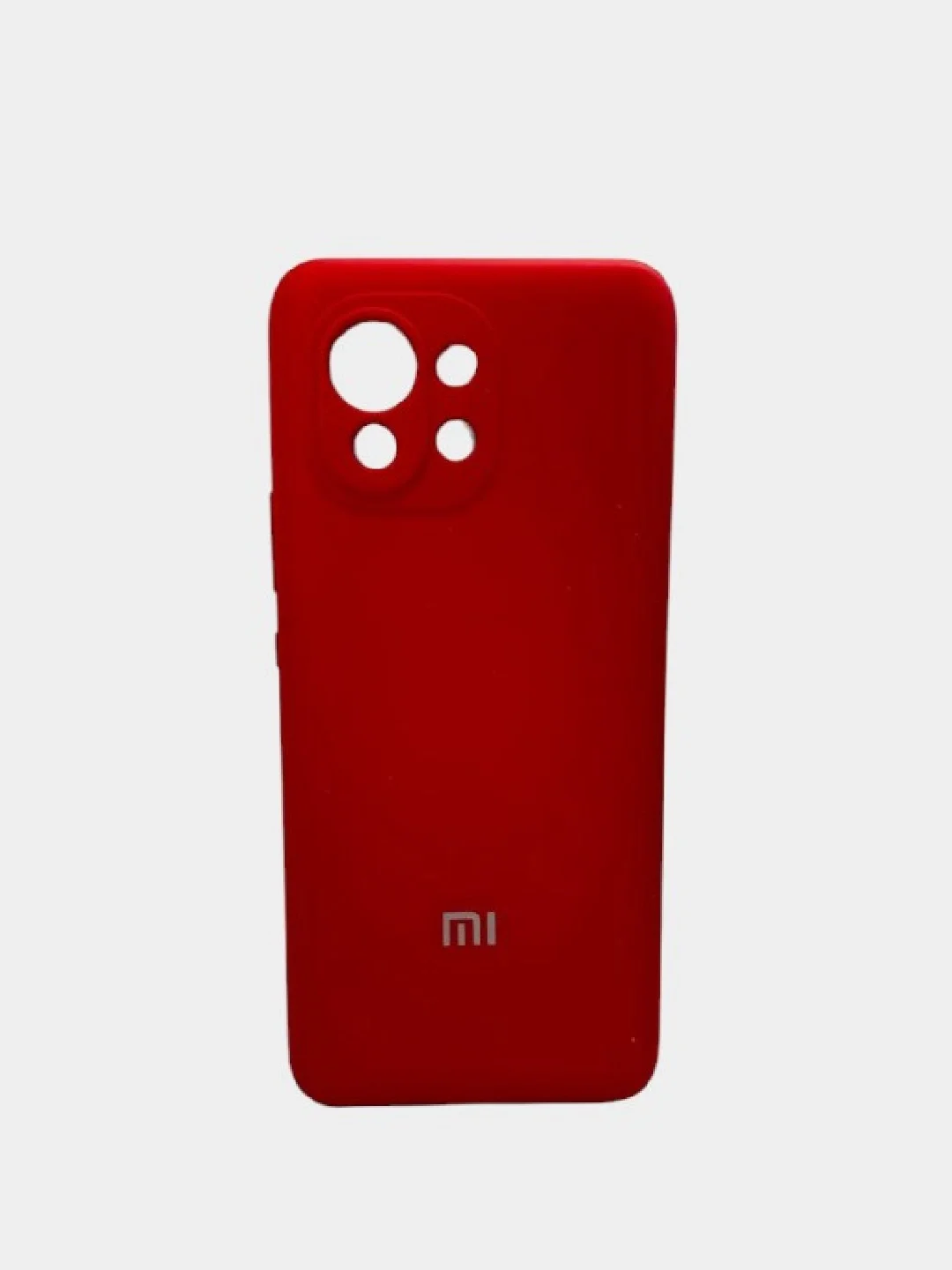 Бордовый чехол SILICONE COVER для Xiaomi Mi 11