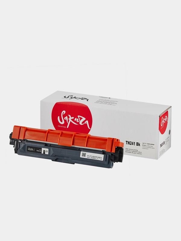 Картридж TN241Bk для Brother, лазерный, черный, 2600 страниц, Sakura