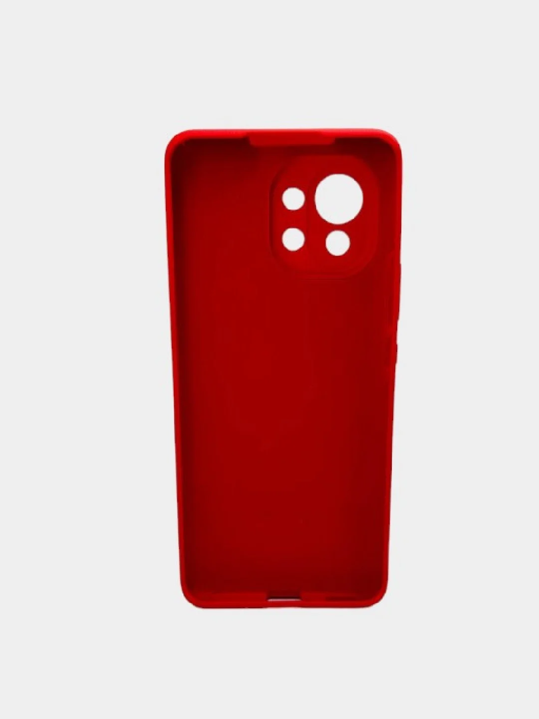 Красный чехол SILICONE COVER для Xiaomi Mi 11