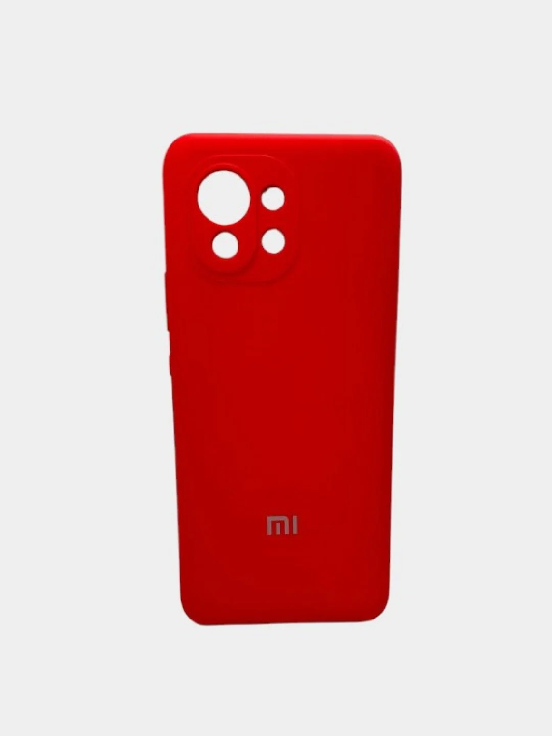 Красный чехол SILICONE COVER для Xiaomi Mi 11