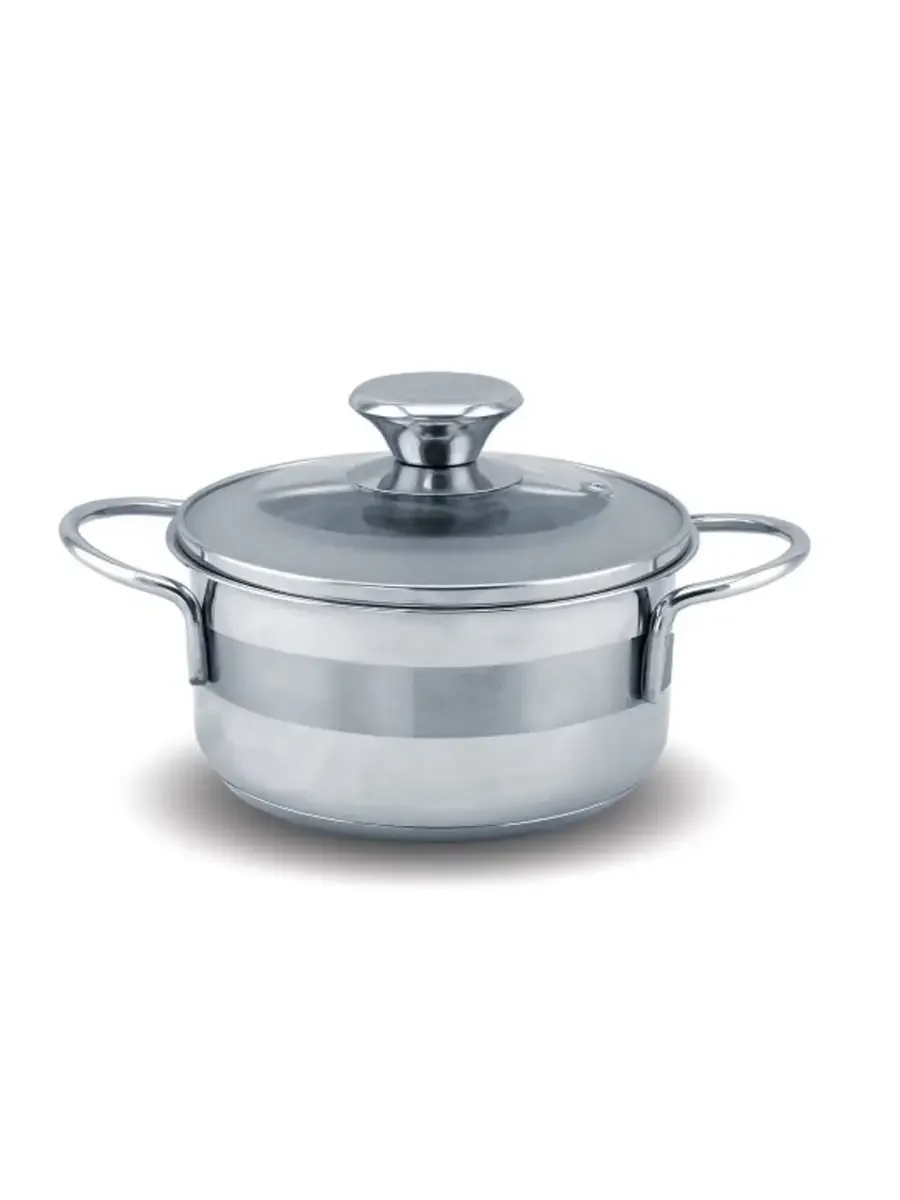 Кастрюля Kelli KL-4243 из нержавеющей стали, 1.8 л