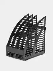 Лоток вертикальный Attache, 235x160x285 мм, 3 отделения