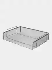 Лоток для бумаг Attache, горизонтальный, 1 отделение, 80x360x248 мм