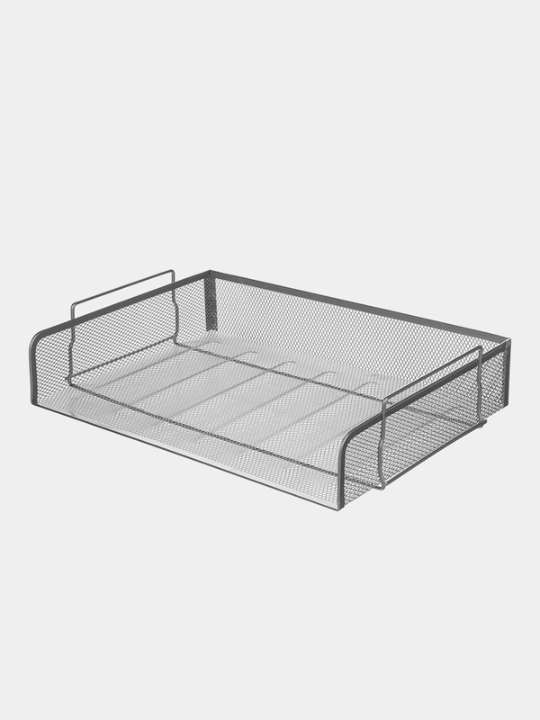 Лоток для бумаг Attache, горизонтальный, 1 отделение, 80x360x248 мм