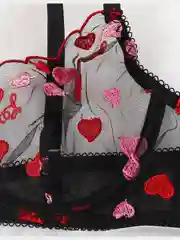 Черный комплект нижнего белья, женское, кружевное,эротическое, бесшовное,сетчатое, интимное белье