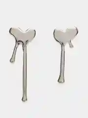 Хром женские серьги с подвесками и стразами