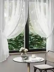 Тюль для комнаты, жаккардовый, белый, 2 шт в комплекте