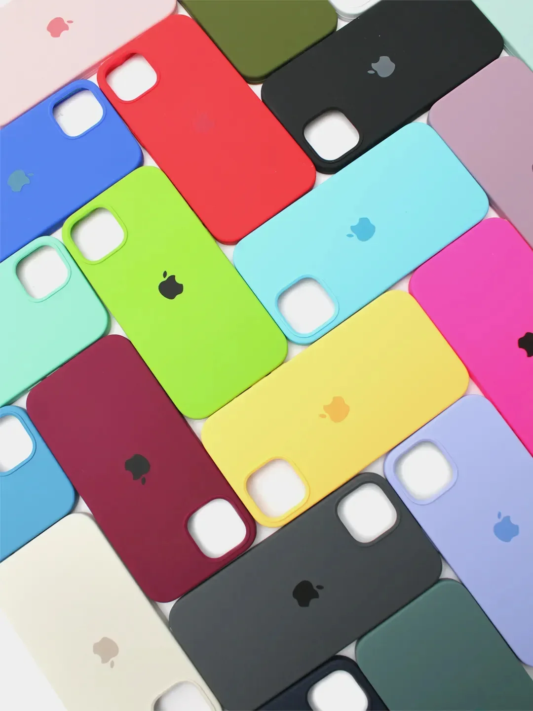 Пурпурный apple iPhone 13, Айфон 13 чехол матовый Silicone case обьемный с принтом для iPhone 13