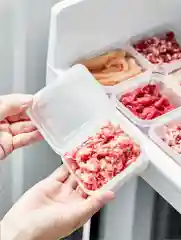 Прозрачный контейнер для хранения, заморозки продуктов, ланч-бокс, органайзер хранения мелких вещей
