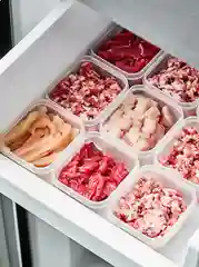 Прозрачный контейнер для хранения, заморозки продуктов, ланч-бокс, органайзер хранения мелких вещей