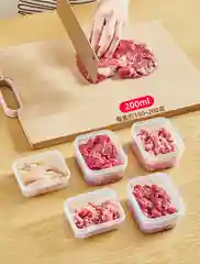 Прозрачный контейнер для хранения, заморозки продуктов, ланч-бокс, органайзер хранения мелких вещей