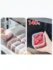 Прозрачный контейнер для хранения, заморозки продуктов, ланч-бокс, органайзер хранения мелких вещей
