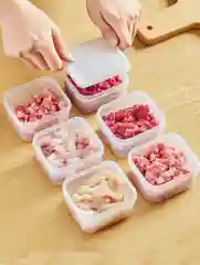 Прозрачный контейнер для хранения, заморозки продуктов, ланч-бокс, органайзер хранения мелких вещей