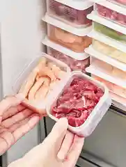 Прозрачный контейнер для хранения, заморозки продуктов, ланч-бокс, органайзер хранения мелких вещей