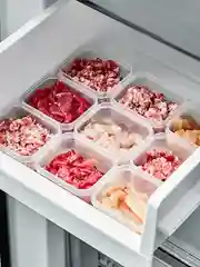 Прозрачный контейнер для хранения, заморозки продуктов, ланч-бокс, органайзер хранения мелких вещей