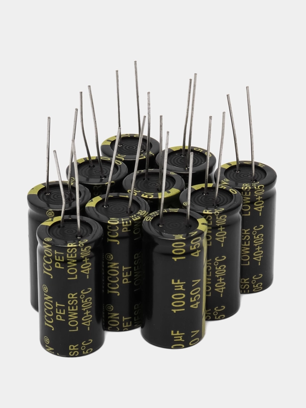 100мкФ 450в Конденсатор электролитический 100UF 450V 105C 18х35мм