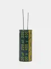 220мкФ 400в Конденсатор электролитический 220UF 400V 105C 18х40мм