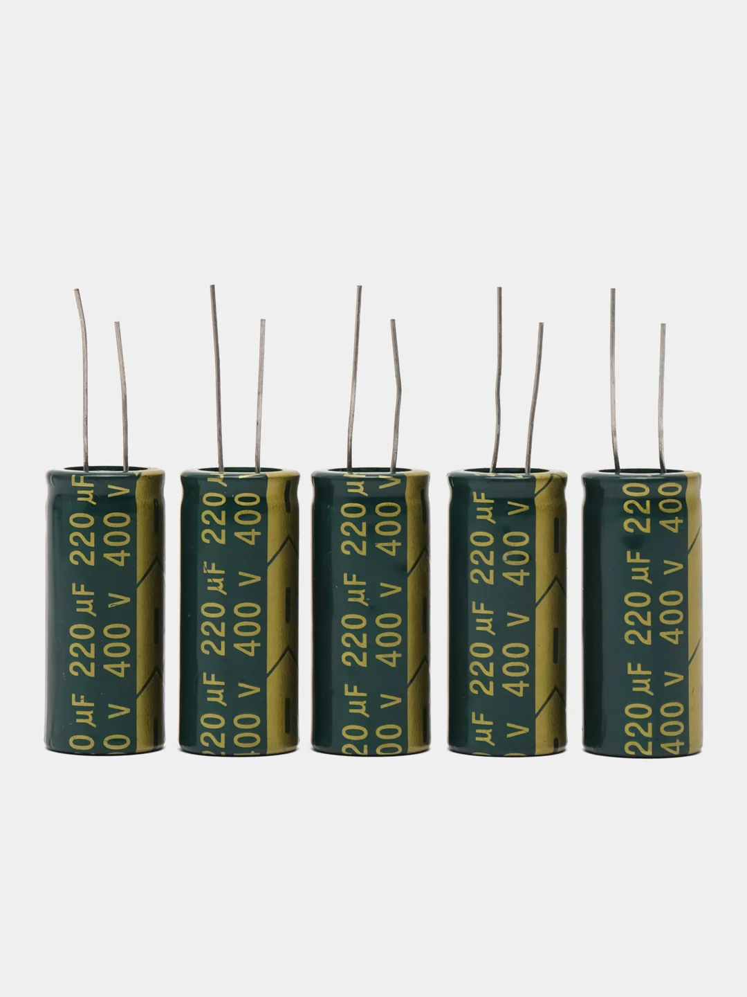 220мкФ 400в Конденсатор электролитический 220UF 400V 105C 18х40мм