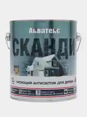 Акватекс Сканди, пропитка по дереву,  цвет Карамель, 2,5 л