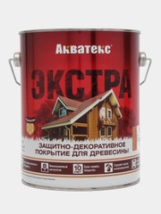 Акватекс Экстра, пропитка по дереву, цвет Груша, 2,7 л