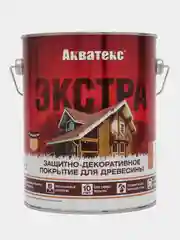 Акватекс Экстра, пропитка по дереву, цвет Груша, 2,7 л