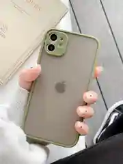 Хаки чехол на iPhone (айфон) 11/12/X/XS/XR/XS MAX/Mini/13/15 Pro Max/про макс, пластиковый