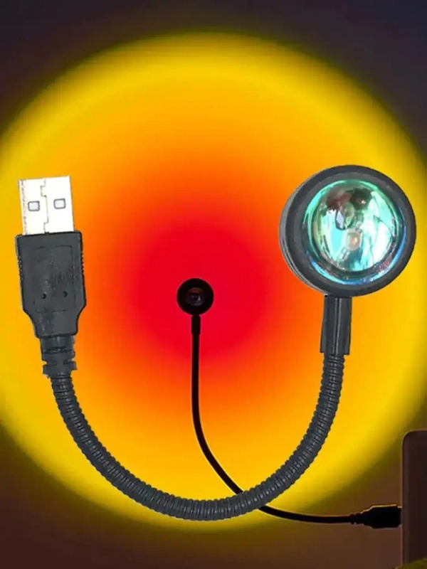 USB-лампа "закат" гибкая, USB, 4 вида света, для фотосъемки, свет как в пинтерест
