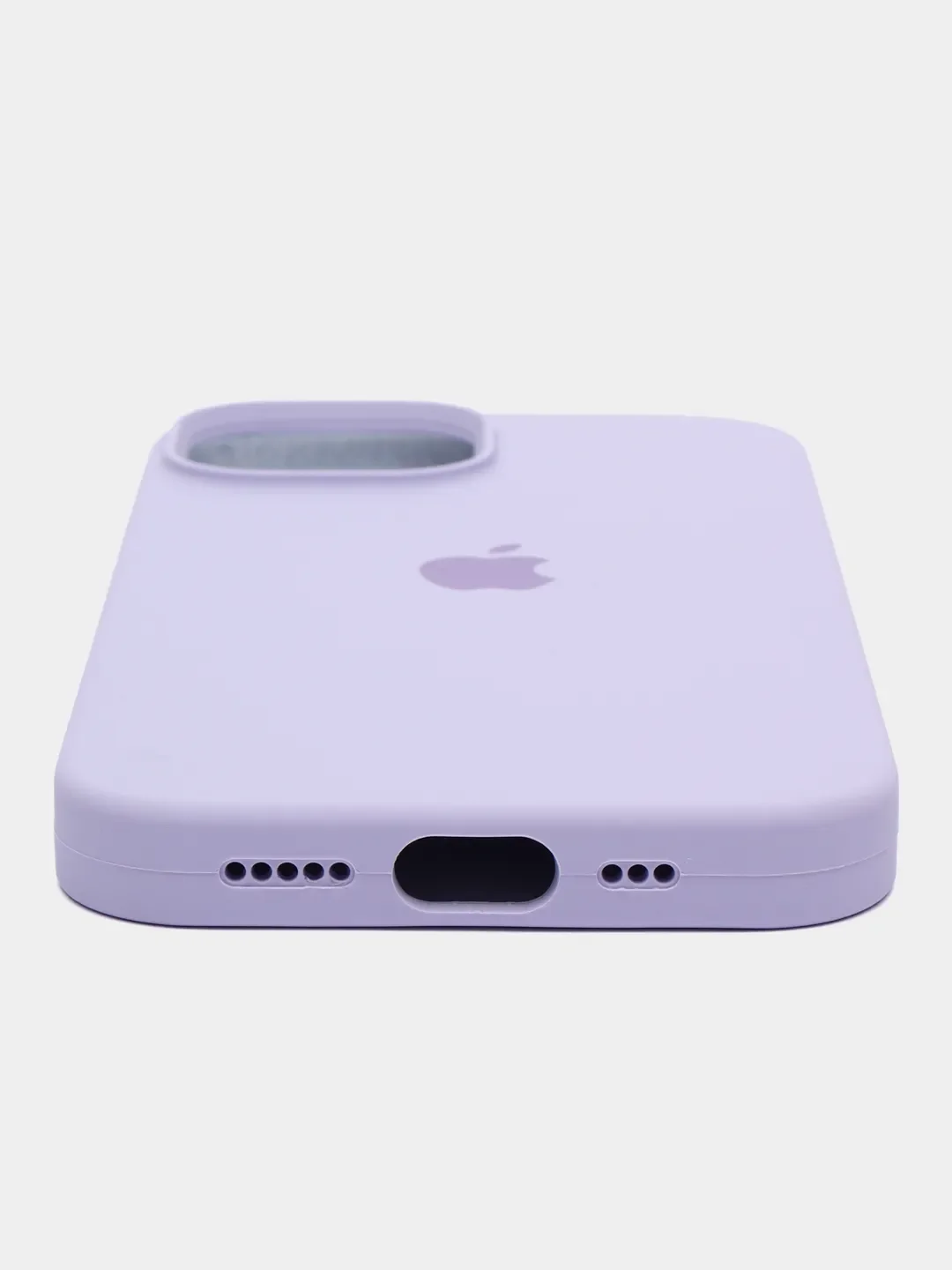 Аметистовый apple iPhone 11, Айфон 11, чехол матовый Silicone case объемный с принтом для iPhone 11