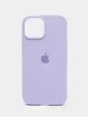 Аметистовый apple iPhone 11, Айфон 11, чехол матовый Silicone case объемный с принтом для iPhone 11