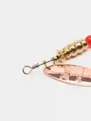 Бронзовый блесна вращающаяся в расцветках Aglia Long Silver, на спиннинг, летняя, рыболовная