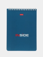 Блокнот А5 Hatber "Inside", 80 л., гребень, жесткая подложка