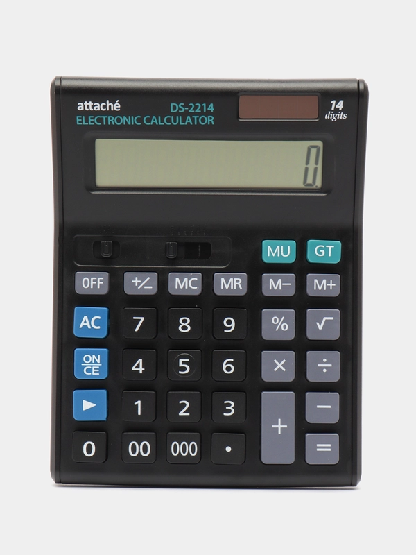 Калькулятор настольный Attache Economy 14-разрядный, черный